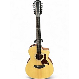 Used Taylor 254CE Plus Natural 12 String Acoustic Electric Guitar