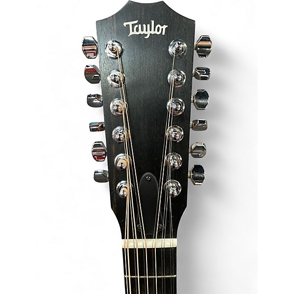 Used Taylor 254CE Plus Natural 12 String Acoustic Electric Guitar