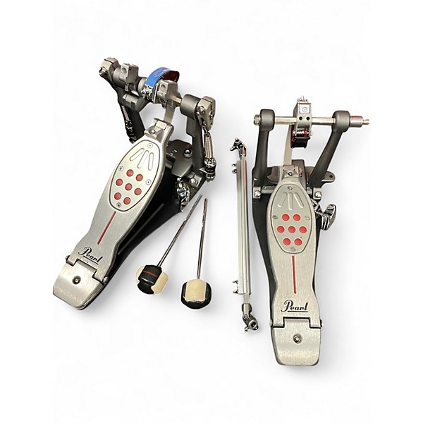 Used Pearl Eliminator Redline Double Pedal Double Bass Drum Pedal
