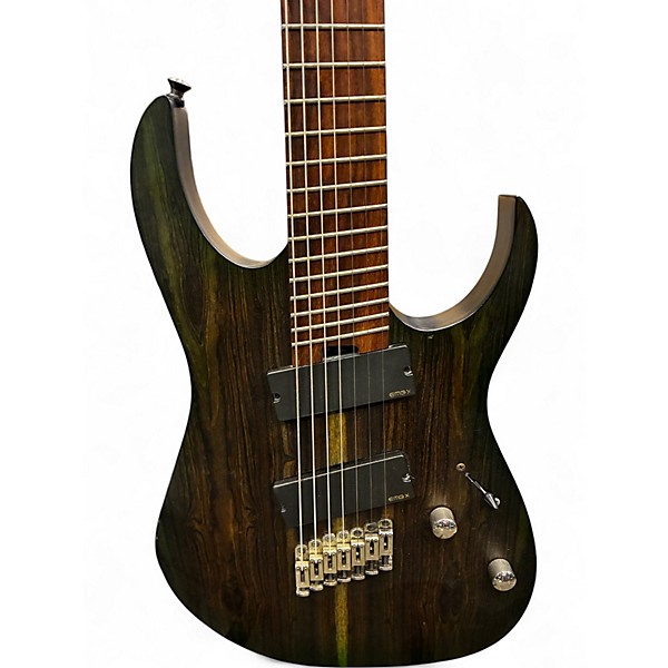 Used Ibanez RGIM7BC Natural Solid Body Electric Guitar