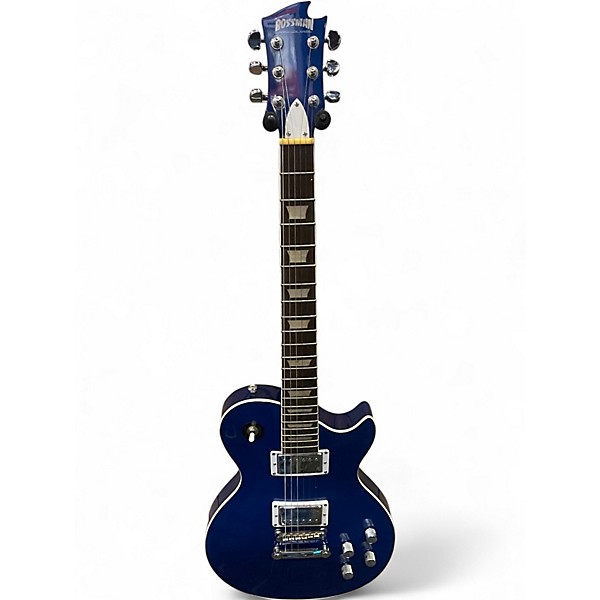 Used HardLuck Kings Bossman Blue Solid Body Electric Guitar