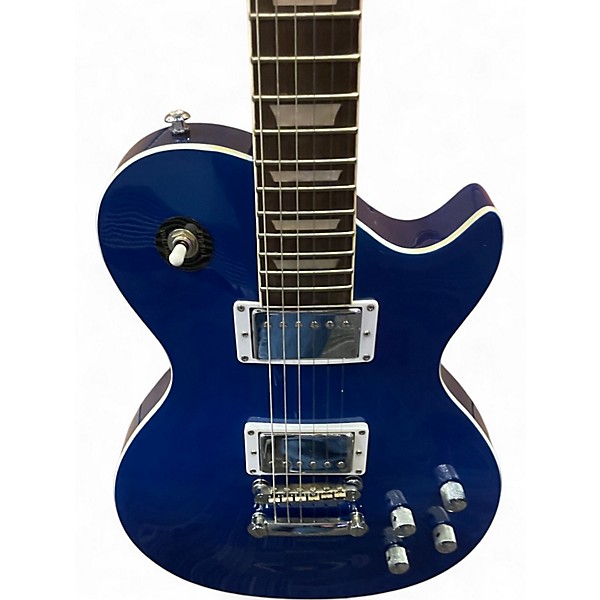 Used HardLuck Kings Bossman Blue Solid Body Electric Guitar