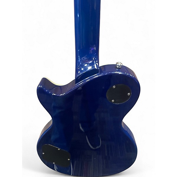 Used HardLuck Kings Bossman Blue Solid Body Electric Guitar