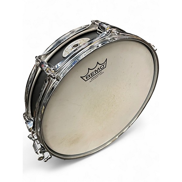 Used Pearl 13X3 Piccolo Steel Snare Drum Black Drum
