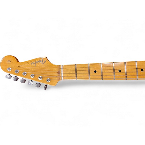 Used Fender Eric Johnson Thinline Stratocaster Vintage Blonde Hollow Body Electric Guitar