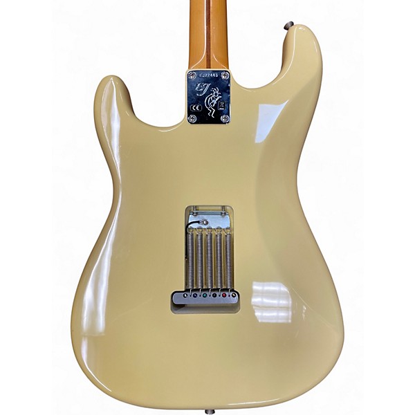 Used Fender Eric Johnson Thinline Stratocaster Vintage Blonde Hollow Body Electric Guitar