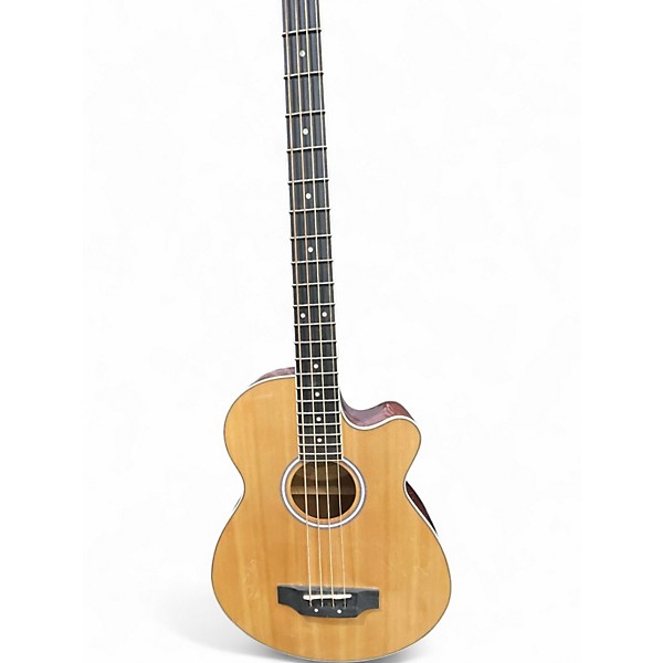 Used Washburn AB5KA Natural Acoustic Bass Guitar