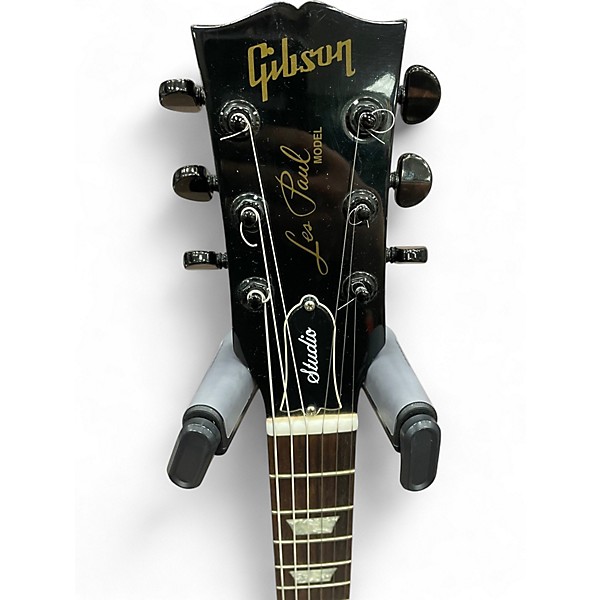 Used Gibson Les Paul Studio Trans Red Solid Body Electric Guitar