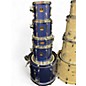 Used Yamaha 5 Piece STAGE CUSTOM ADVANTAGE Blue Drum Kit thumbnail