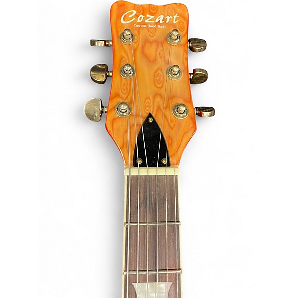 Used Cozart Semi Hollow Natural Hollow Body Electric Guitar