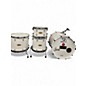 Used Dc California  4 Piece CUSTOM MAHOGANY WHITE Drum Kit thumbnail