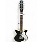 Used Danelectro Stock '59 Black Sparkle Solid Body Electric Guitar thumbnail