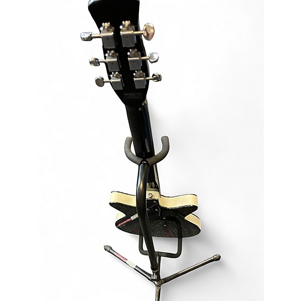 Used Danelectro Stock '59 Black Sparkle Solid Body Electric Guitar