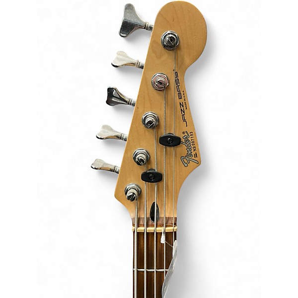 Used Fender Jazz Bass Plus V Sunburst Electric Bass Guitar