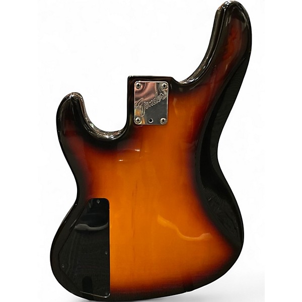 Used Fender Jazz Bass Plus V Sunburst Electric Bass Guitar