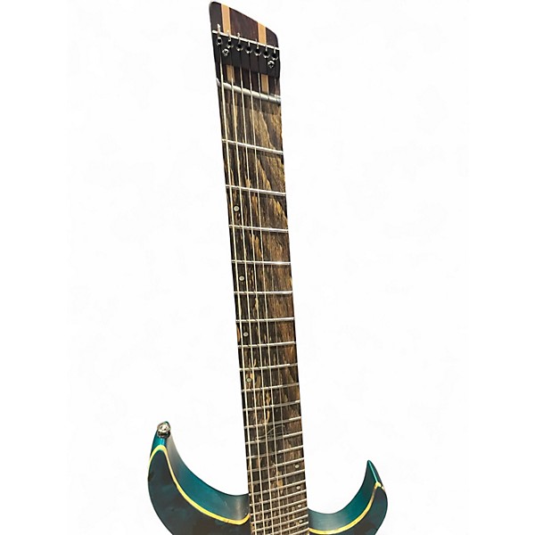 Used Legator G7FX Blue Solid Body Electric Guitar