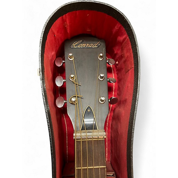 Used Conrad Lap Guitar Natural Acoustic Guitar