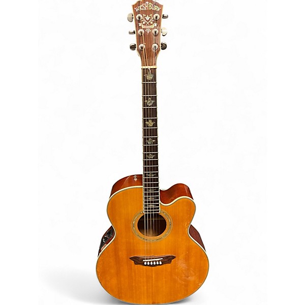 Used Washburn J28SC Natural Acoustic Guitar