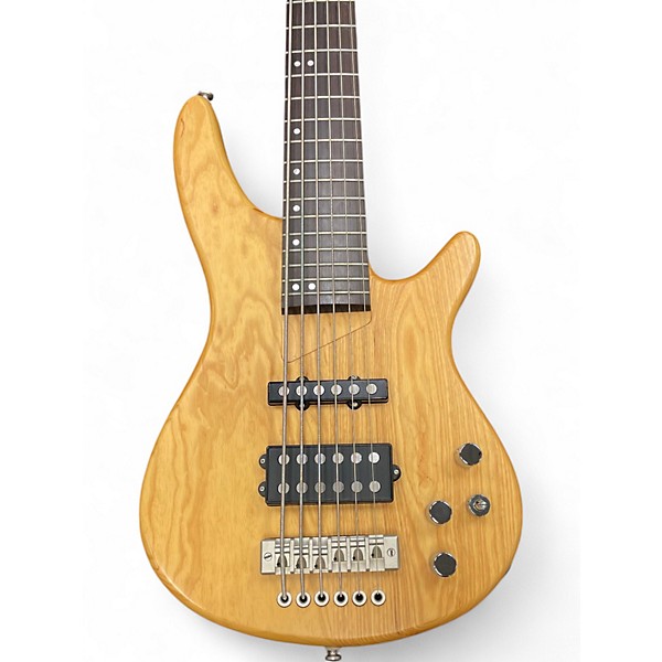 Used Copley DOUBLE CUTAWAY NATURAL Electric Bass Guitar