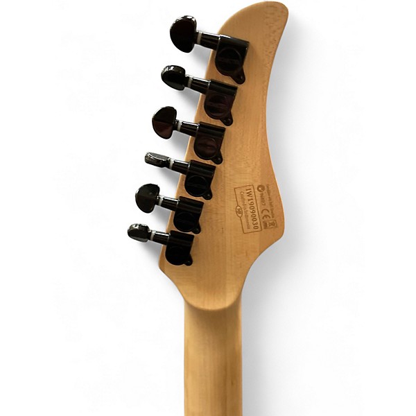 Used Schecter Guitar Research CR6 BURL Solid Body Electric Guitar