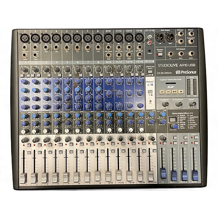 Used PreSonus Studio Live AR16 USB Unpowered Mixer | Guitar Center