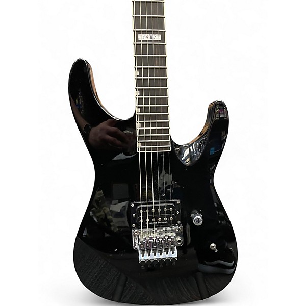 Used ESP LTD M1 Custom 1987 Reissue Black Solid Body Electric Guitar