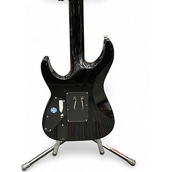 Used ESP LTD M1 Custom 1987 Reissue Black Solid Body Electric Guitar