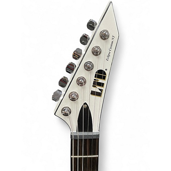 Used Ltd Eclipse custom NT Alpine White Solid Body Electric Guitar