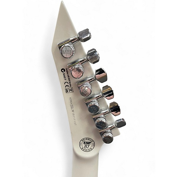 Used Ltd Eclipse custom NT Alpine White Solid Body Electric Guitar