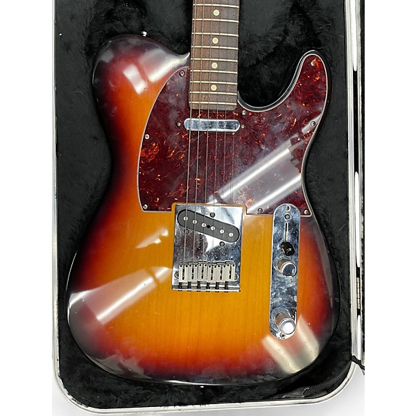 Used Fender American Standard Telecaster 3 Color Sunburst Solid Body Electric Guitar