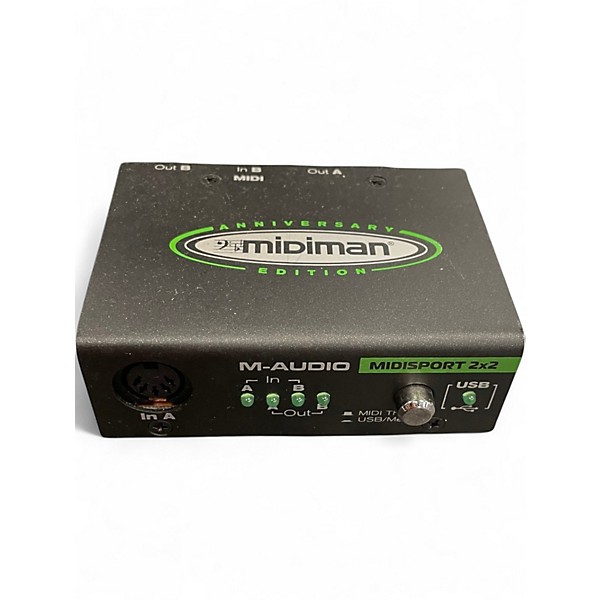 Used M-Audio midisport 2x2 Audio Interface