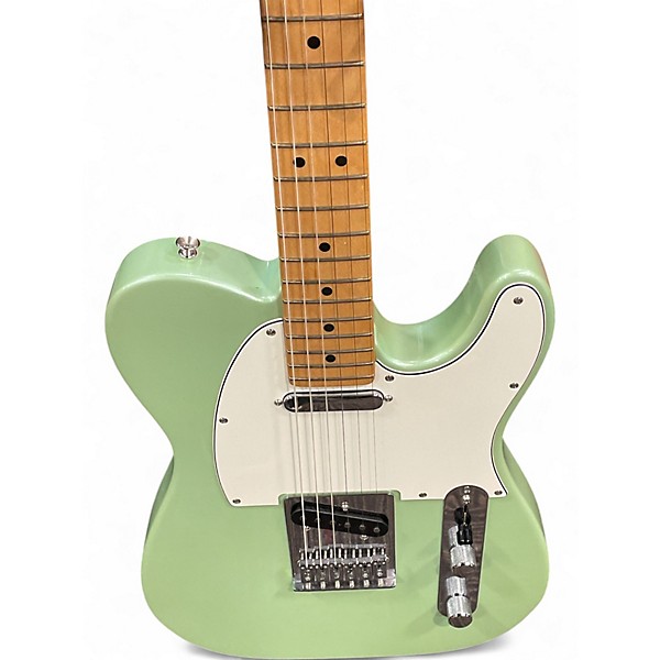 Used Fender Limited Edition Player Telecaster Surf Pearl Solid Body Electric Guitar