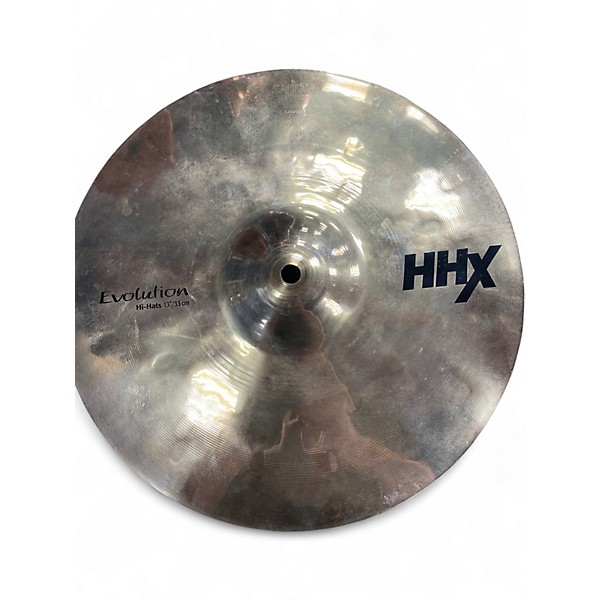 Used SABIAN 13in HHX EVOLUTION HI HATS Cymbal