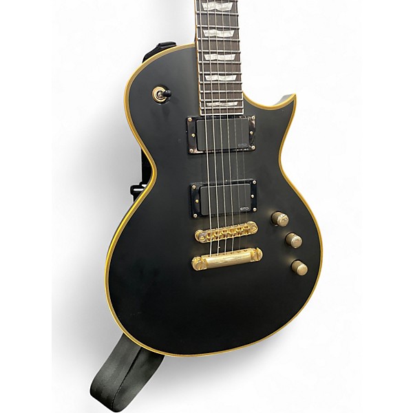 Used ESP EC1000 Deluxe Black Solid Body Electric Guitar