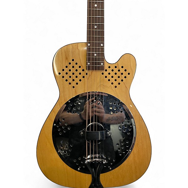 Used Dobro d90 Natural Acoustic Guitar