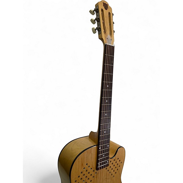 Used Dobro d90 Natural Acoustic Guitar