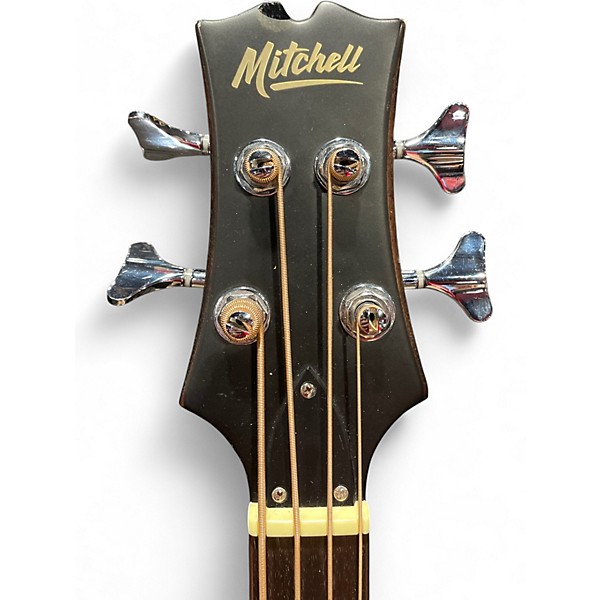 Used Mitchell T239BCE Mahogany Acoustic Bass Guitar