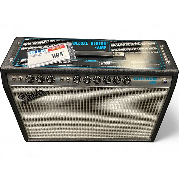 Used Fender 1968 Custom Deluxe Reverb 22W 1x12 Tube Guitar Combo Amp