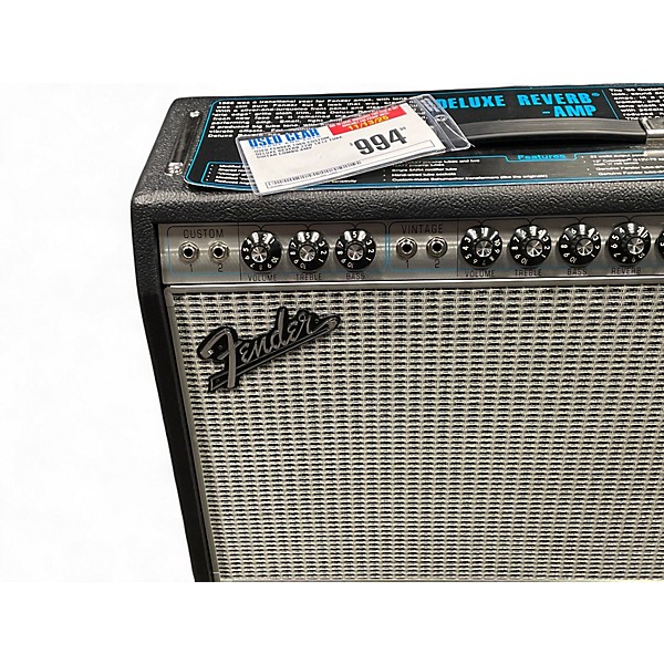 Used Fender 1968 Custom Deluxe Reverb 22W 1x12 Tube Guitar Combo Amp