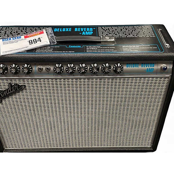Used Fender 1968 Custom Deluxe Reverb 22W 1x12 Tube Guitar Combo Amp