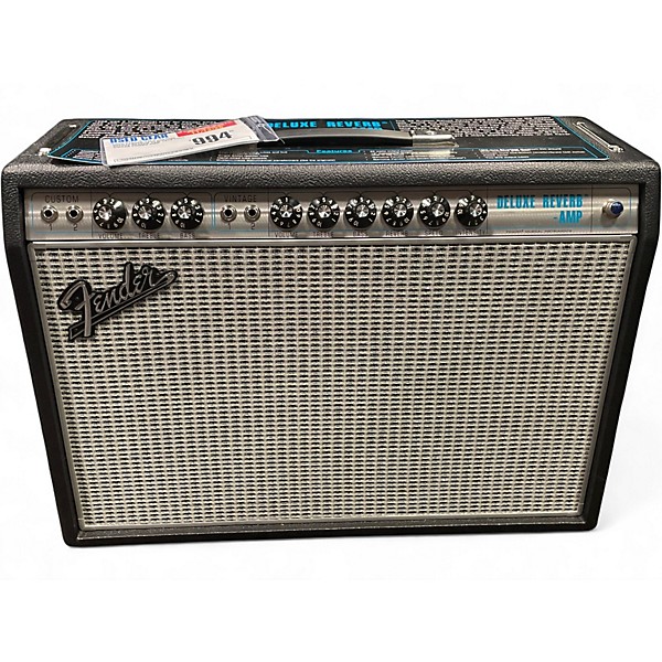 Used Fender 1968 Custom Deluxe Reverb 22W 1x12 Tube Guitar Combo Amp
