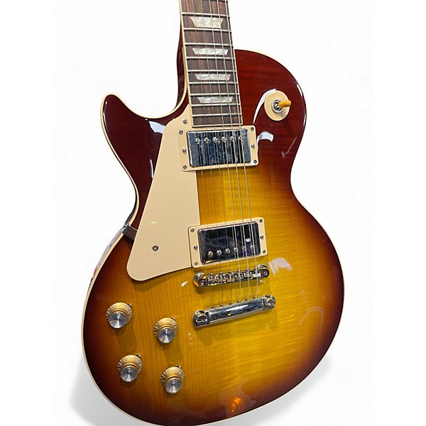 Used Gibson Les Paul Standard Left Handed Iced Tea Electric Guitar