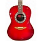 Used Ovation L777 Red Acoustic Electric Guitar