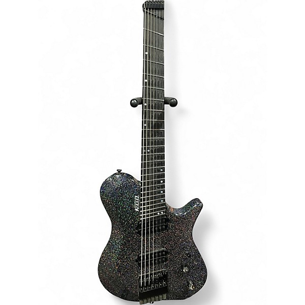 Used Kiesel Zeus Rainbow Sparkle Solid Body Electric Guitar