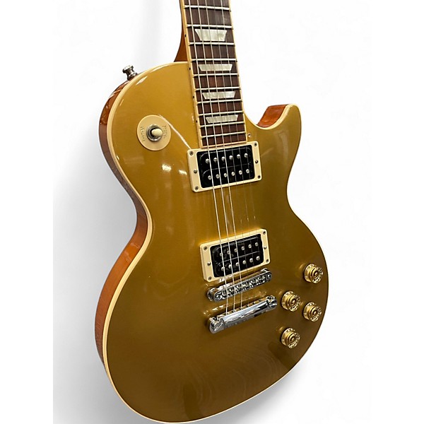 Used 2013 Gibson Les Paul Signature T Gold Top Solid Body Electric Guitar
