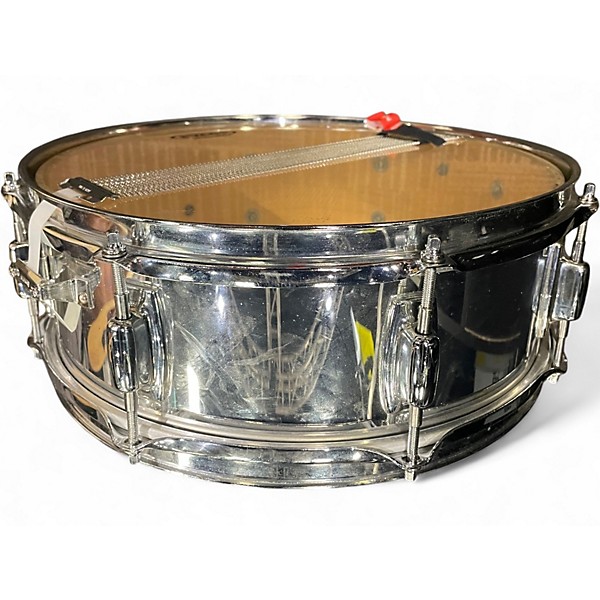 Used Ludwig 14in SUPRALIGHT STEEL SNARE STAINLESS STEEL Drum