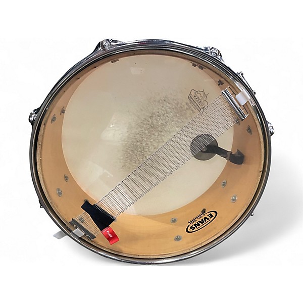 Used Ludwig 14in SUPRALIGHT STEEL SNARE STAINLESS STEEL Drum