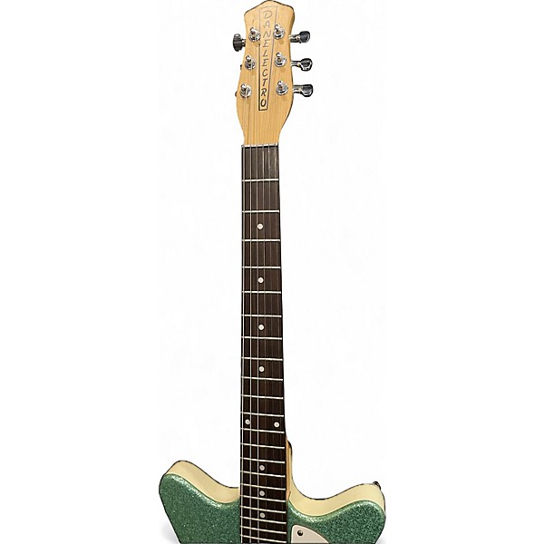 Used Danelectro DC-3 Metallic Green Solid Body Electric Guitar