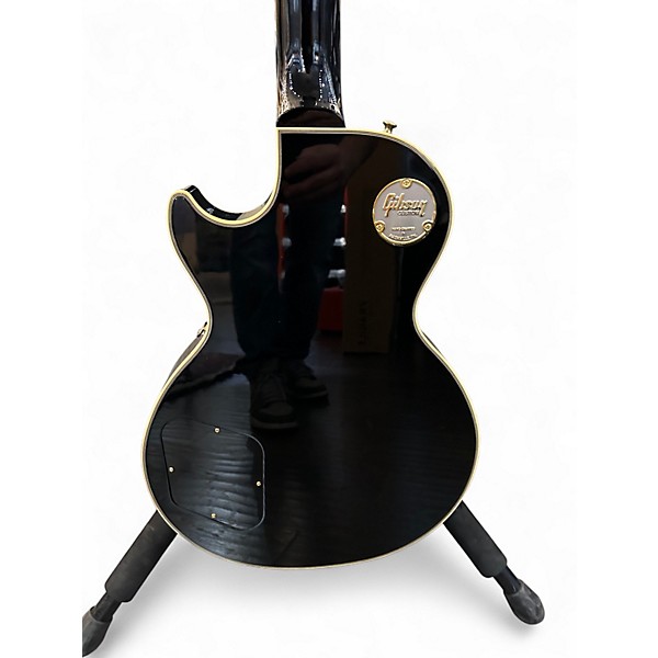 Used 2025 Gibson M2M Les Paul Custom AAA Torrefied Flame Maple Top Gloss Antique Natural Solid Body Electric Guitar