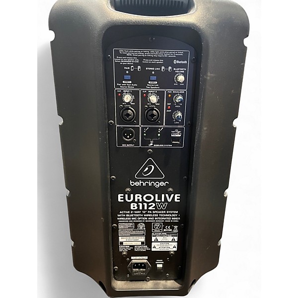 Used Behringer eurolive B112W Powered Speaker